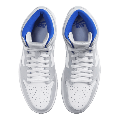 Nike Air Jordan 1 Retro High Zoom White Racer Blue Oben