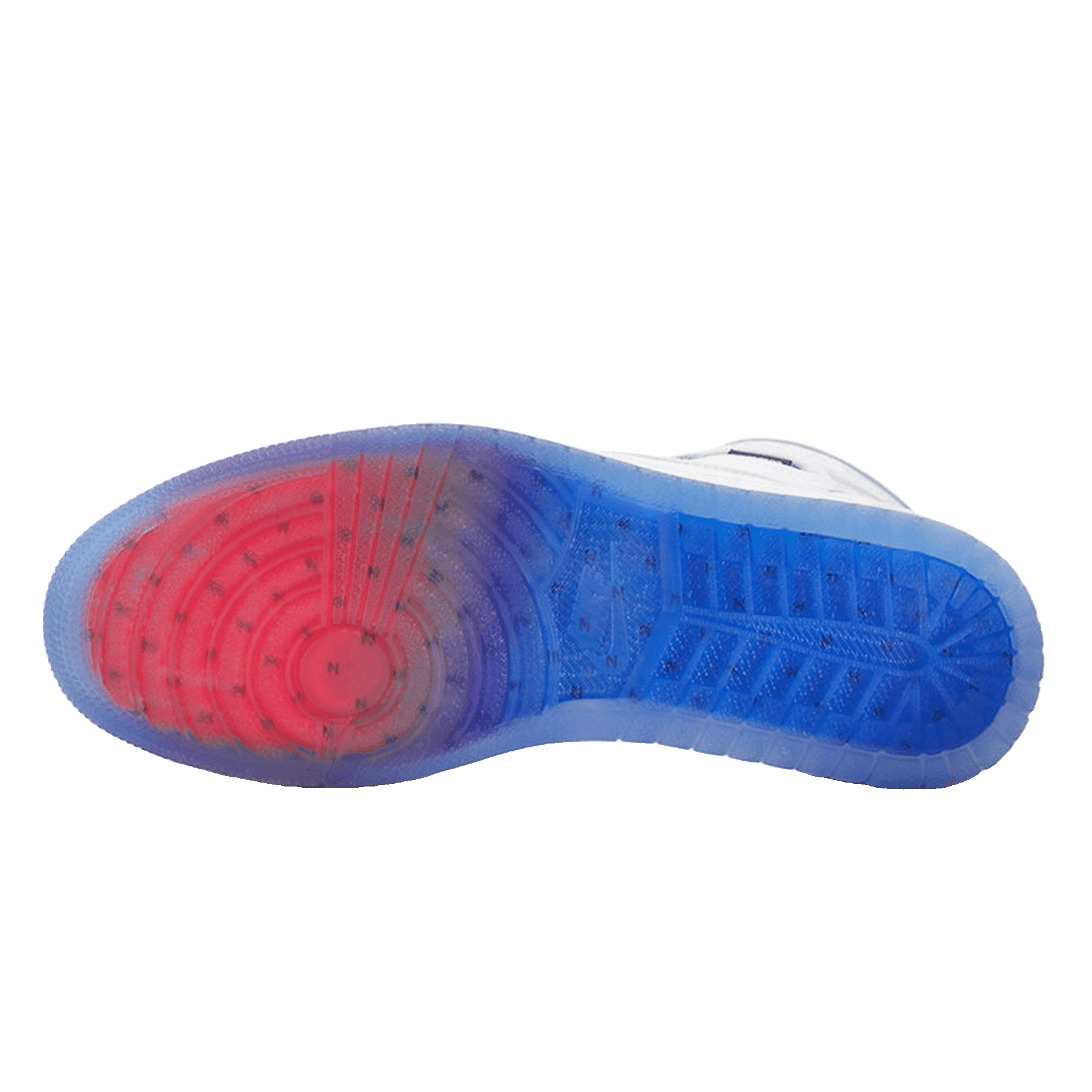 Nike Air Jordan 1 Retro High Zoom White Racer Blue Sohle