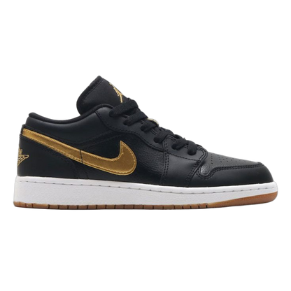 Nike Air Jordan 1 Retro Low Black Gold Patent (GS) 554723-032