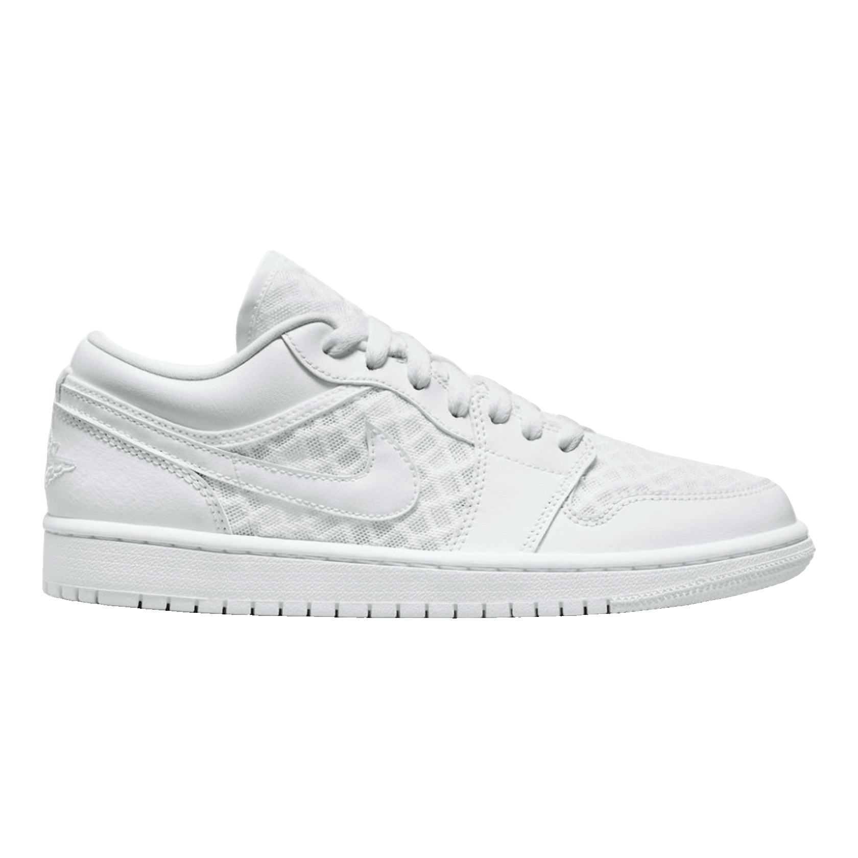 Nike Air Jordan 1 Retro Low Breathe Triple White (W)