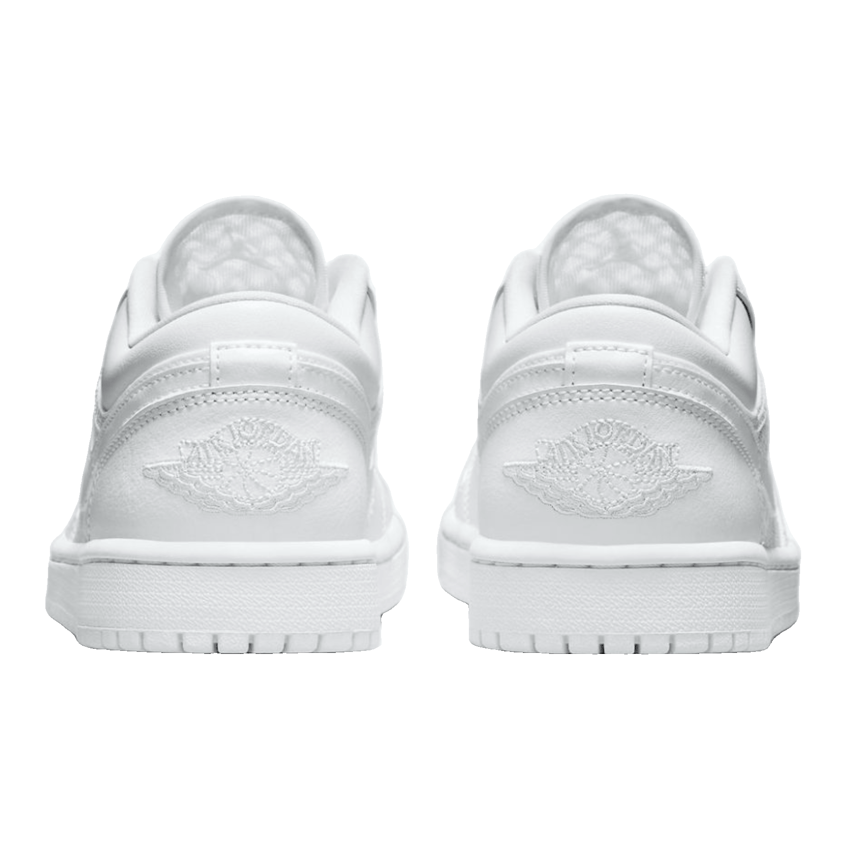 Nike Air Jordan 1 Retro Low Breathe Triple White (W) Back