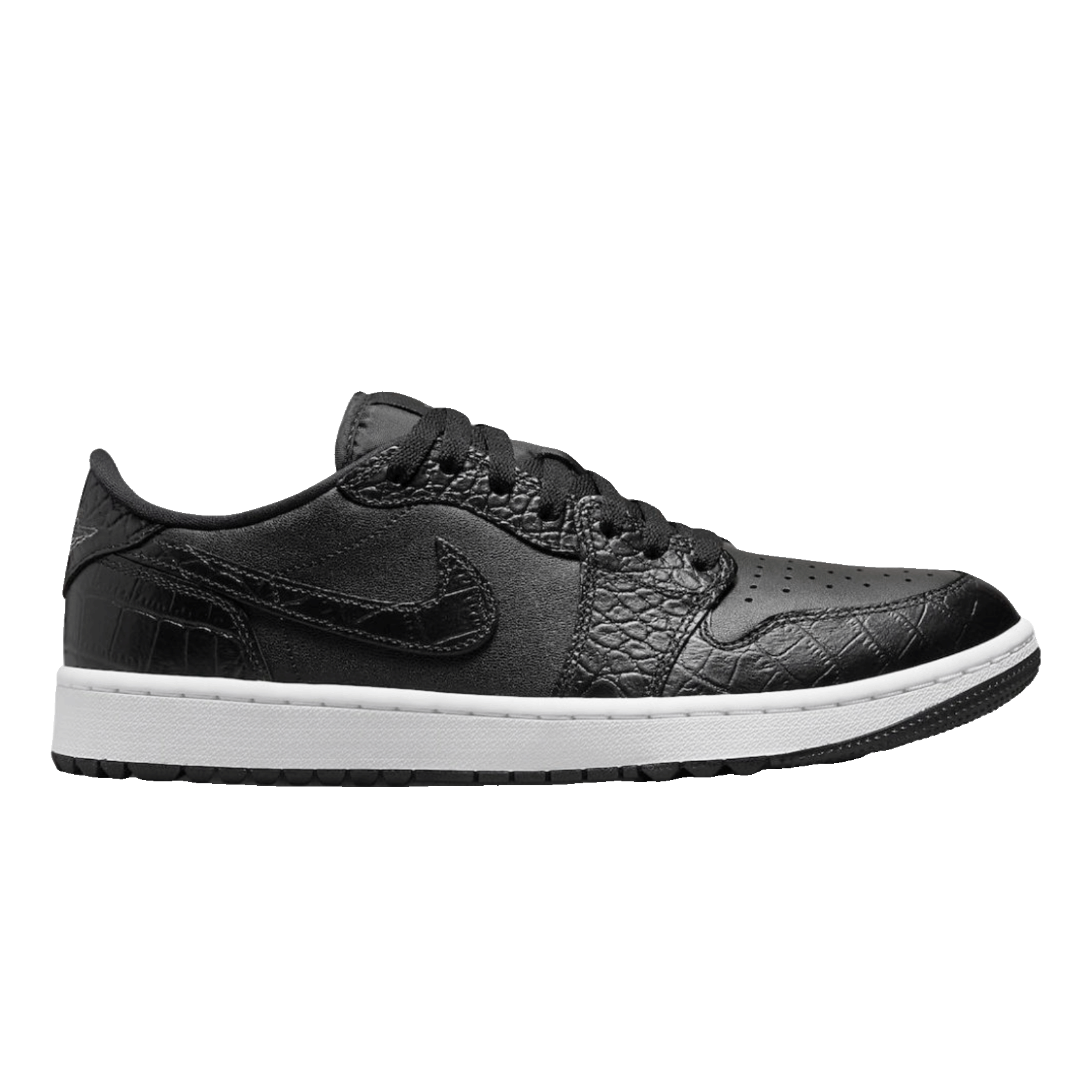 Nike Air Jordan 1 Retro Low Golf Black Croc