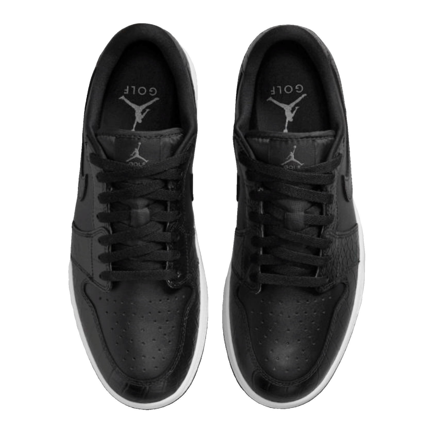Nike Air Jordan 1 Retro Low Golf Black Croc Oben