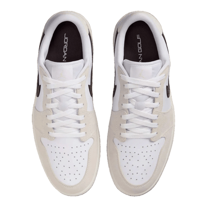 Nike Air Jordan 1 Retro Low Golf Light Orewood Elephant Oben