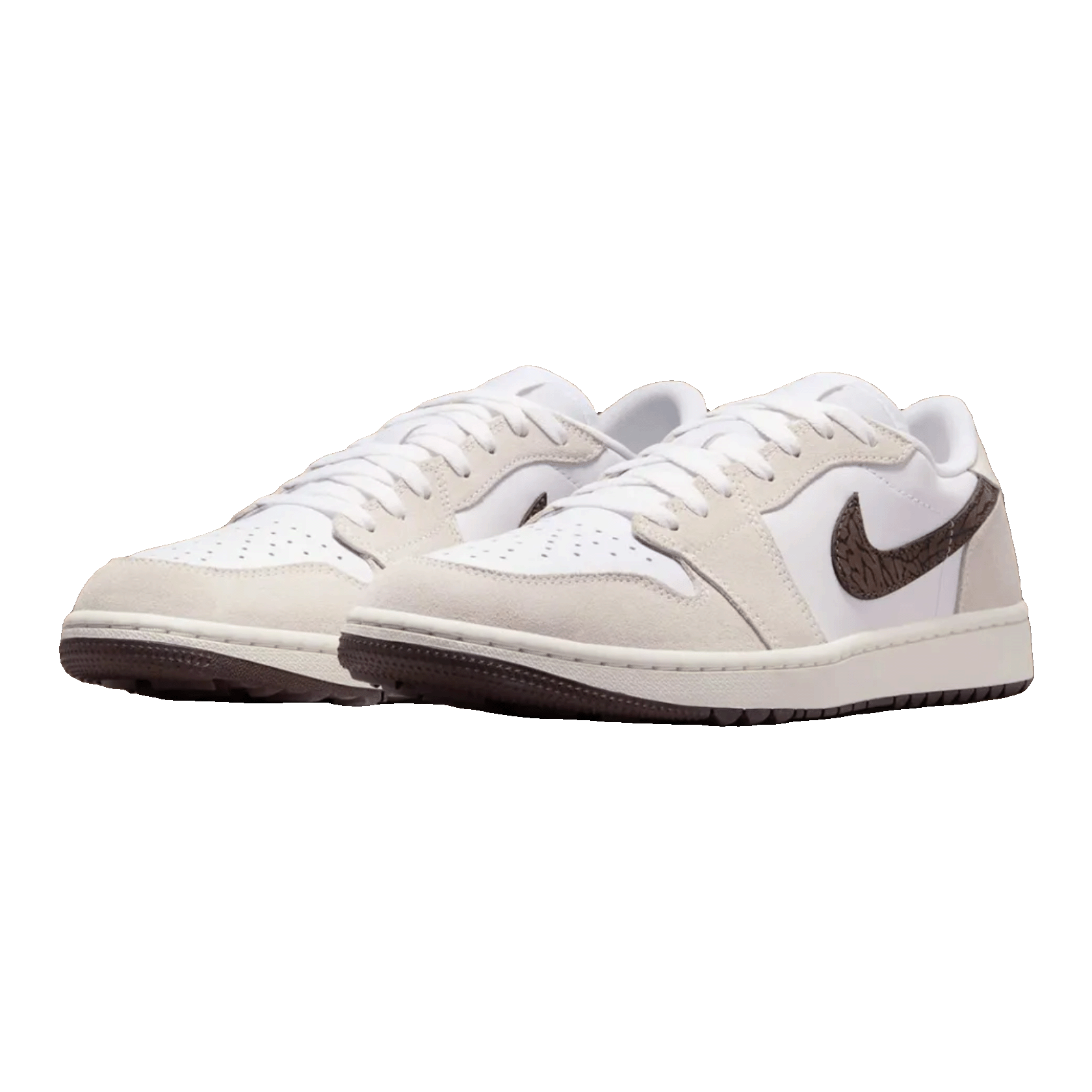 Nike Air Jordan 1 Retro Low Golf Light Orewood Elephant Side