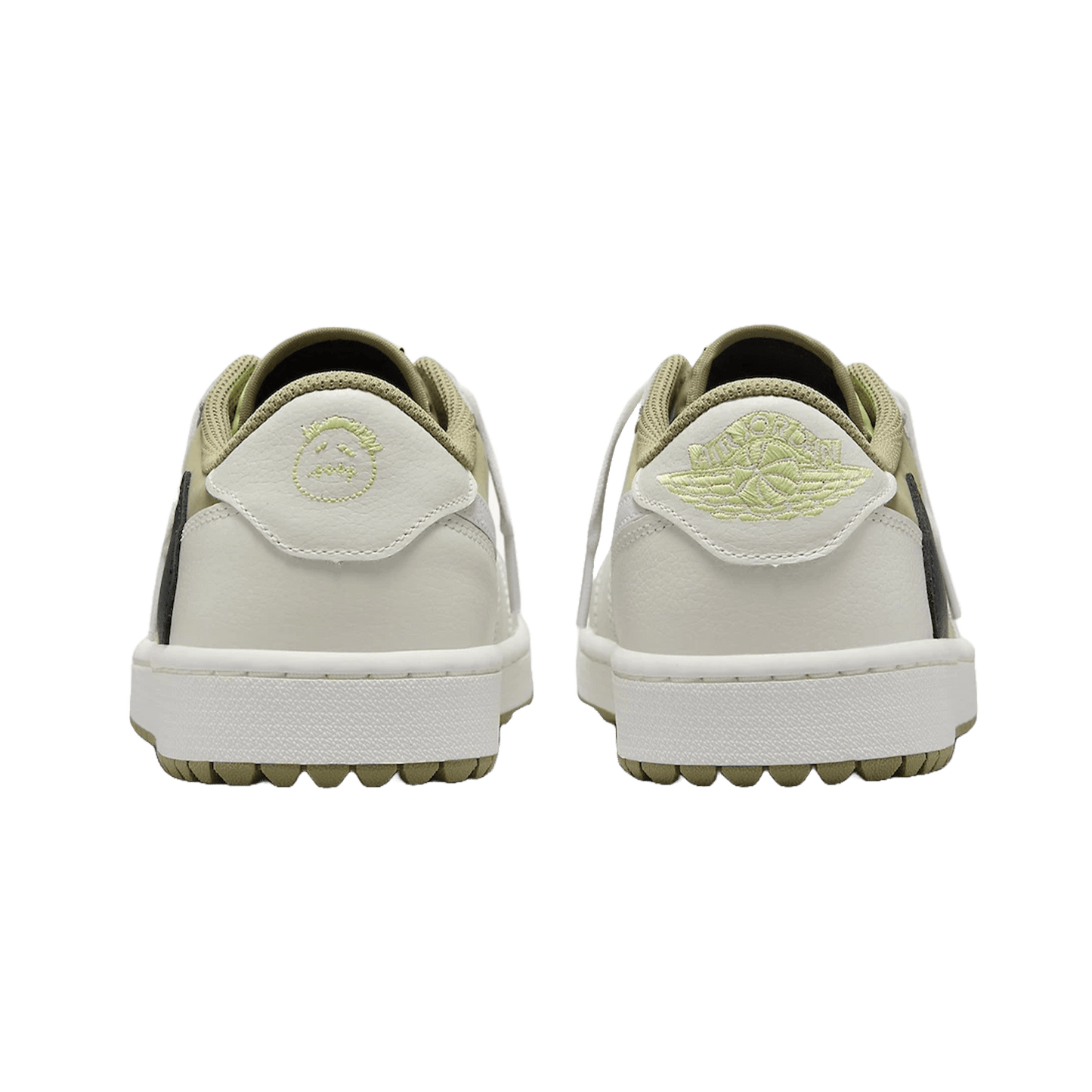 Nike Air Jordan 1 Retro Low Golf Travis Scott Neutral Olive Back