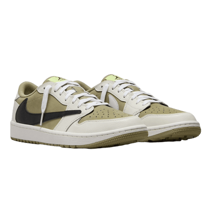 Nike Air Jordan 1 Retro Low Golf Travis Scott Neutral Olive Side