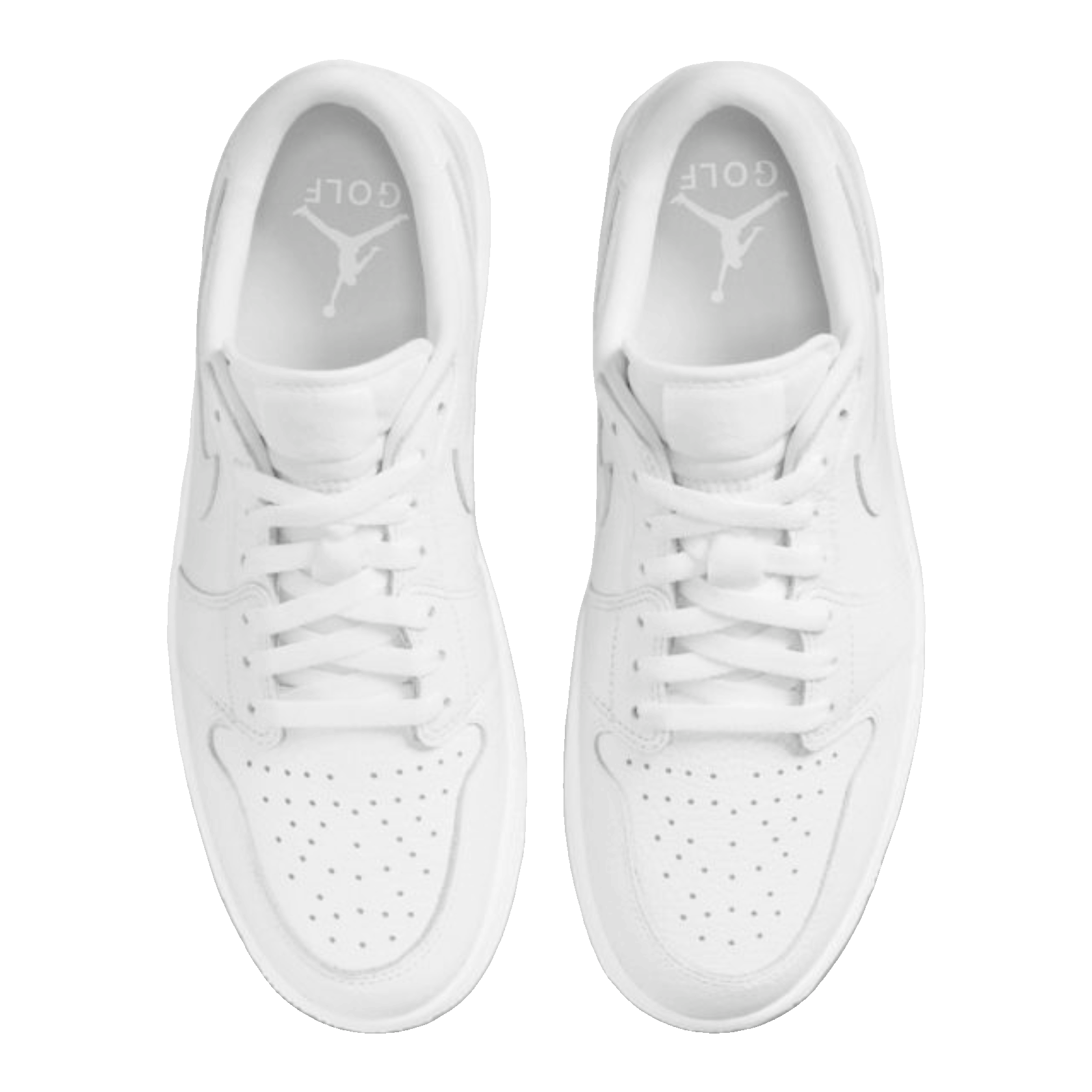 Nike Air Jordan 1 Retro Low Golf Triple White Oben