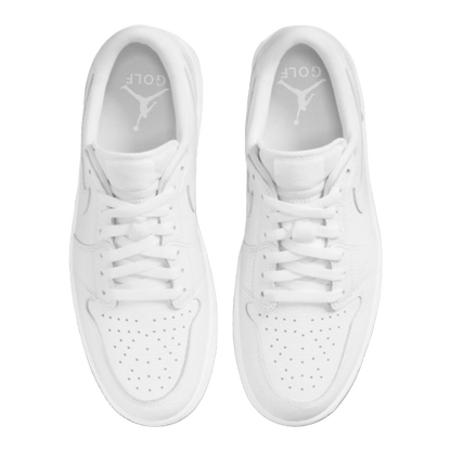 Nike Air Jordan 1 Retro Low Golf Triple White Oben