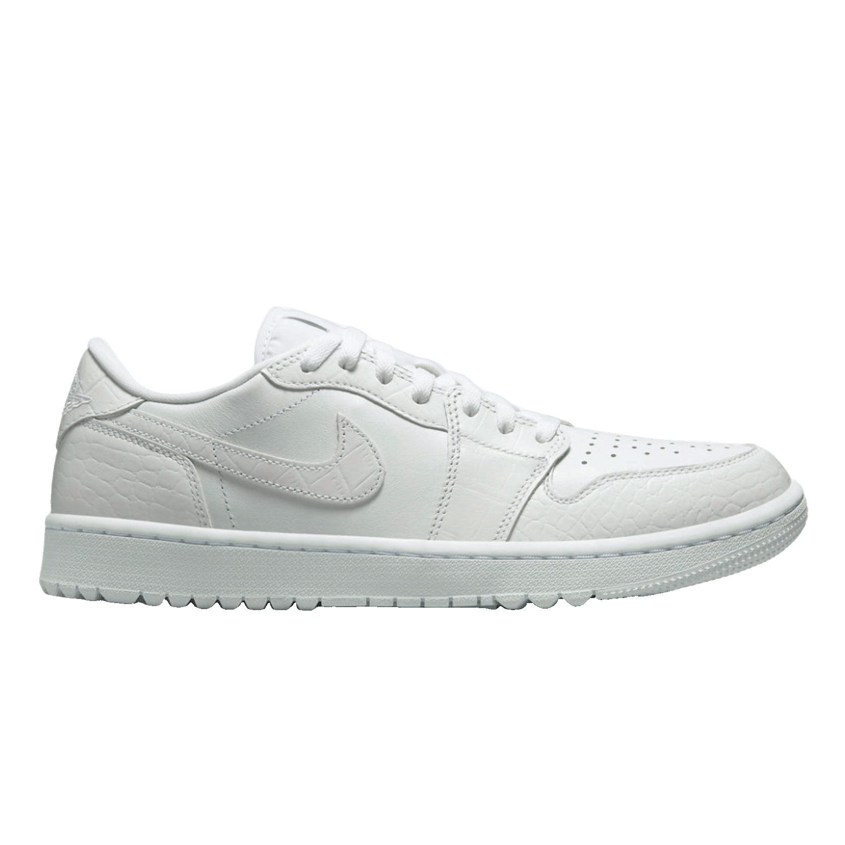 Nike Air Jordan 1 Retro Low Golf White Croc