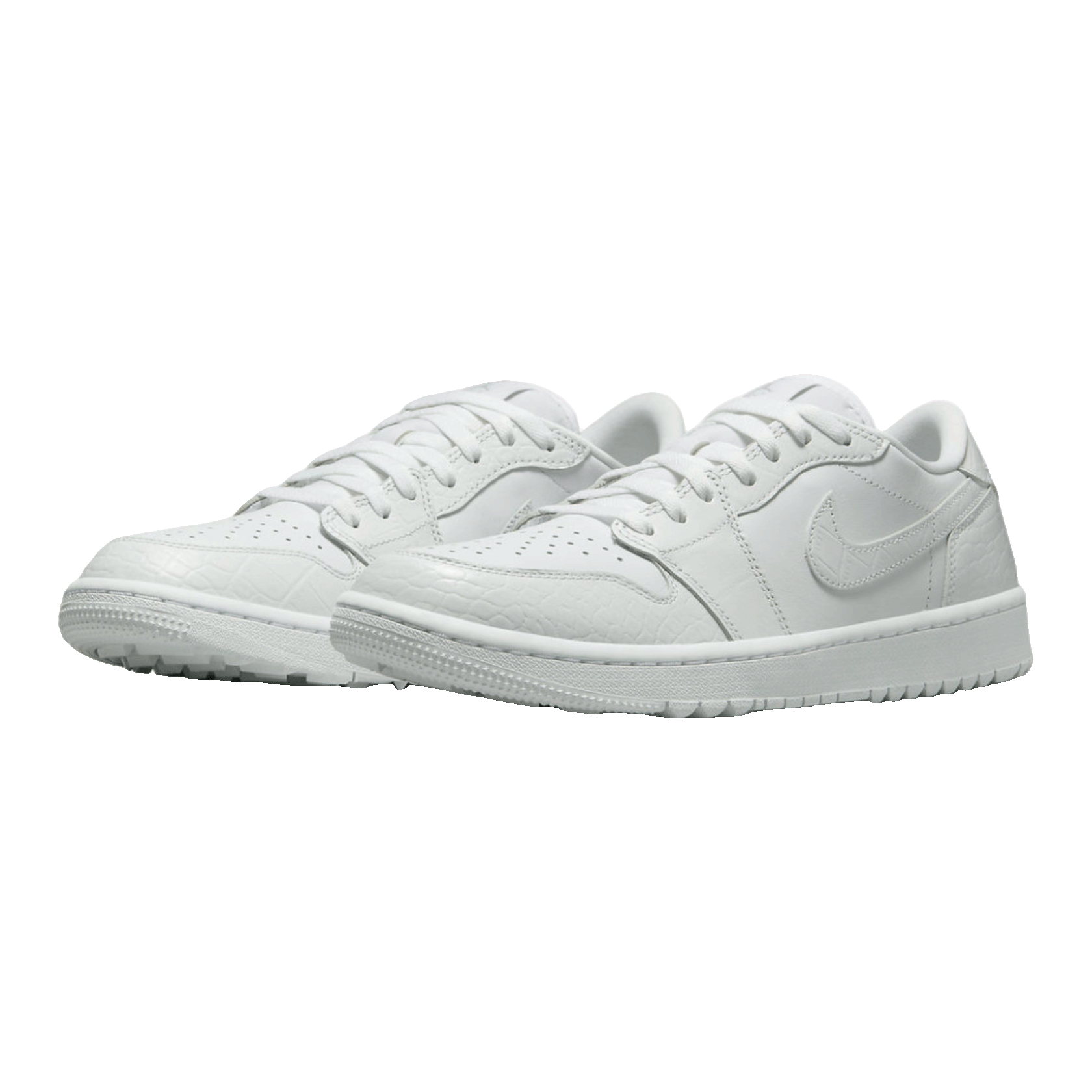 Nike Air Jordan 1 Retro Low Golf White Croc Side
