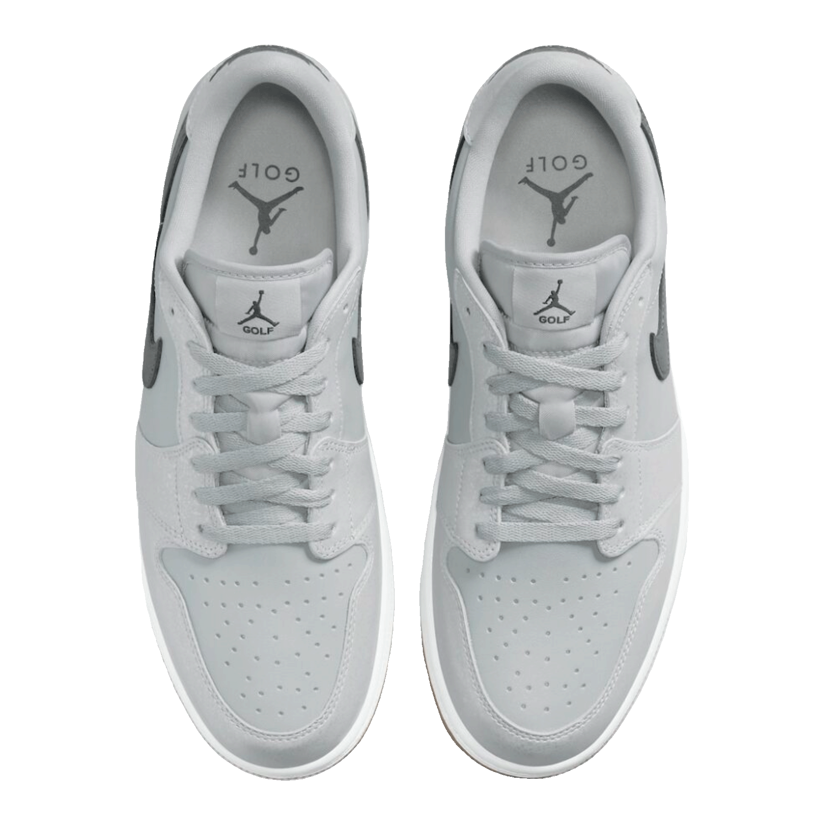 Nike Air Jordan 1 Retro Low Golf Wolf Grey Gum Oben