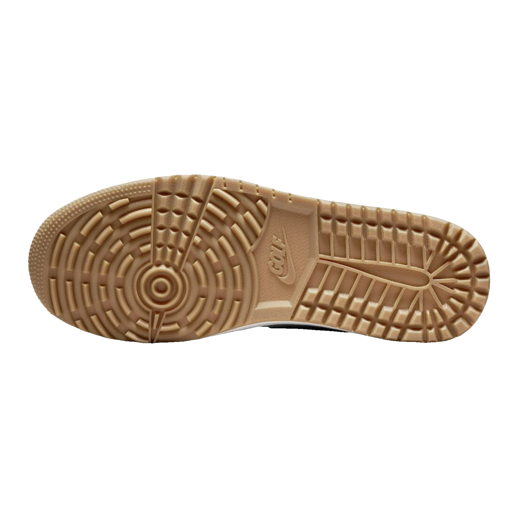 Nike Air Jordan 1 Retro Low Golf Wolf Grey Gum Sohle