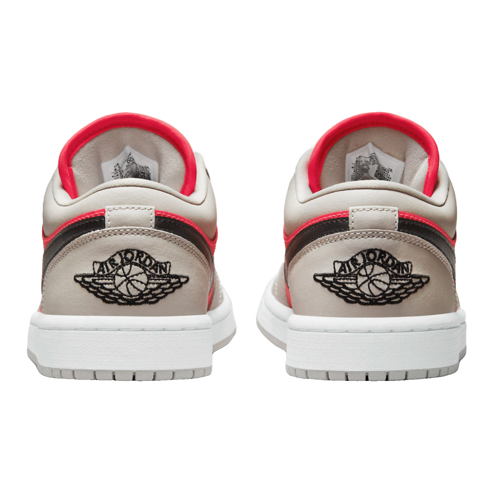 Nike Air Jordan 1 Retro Low Light Iron Ore Siren Red (W) Back