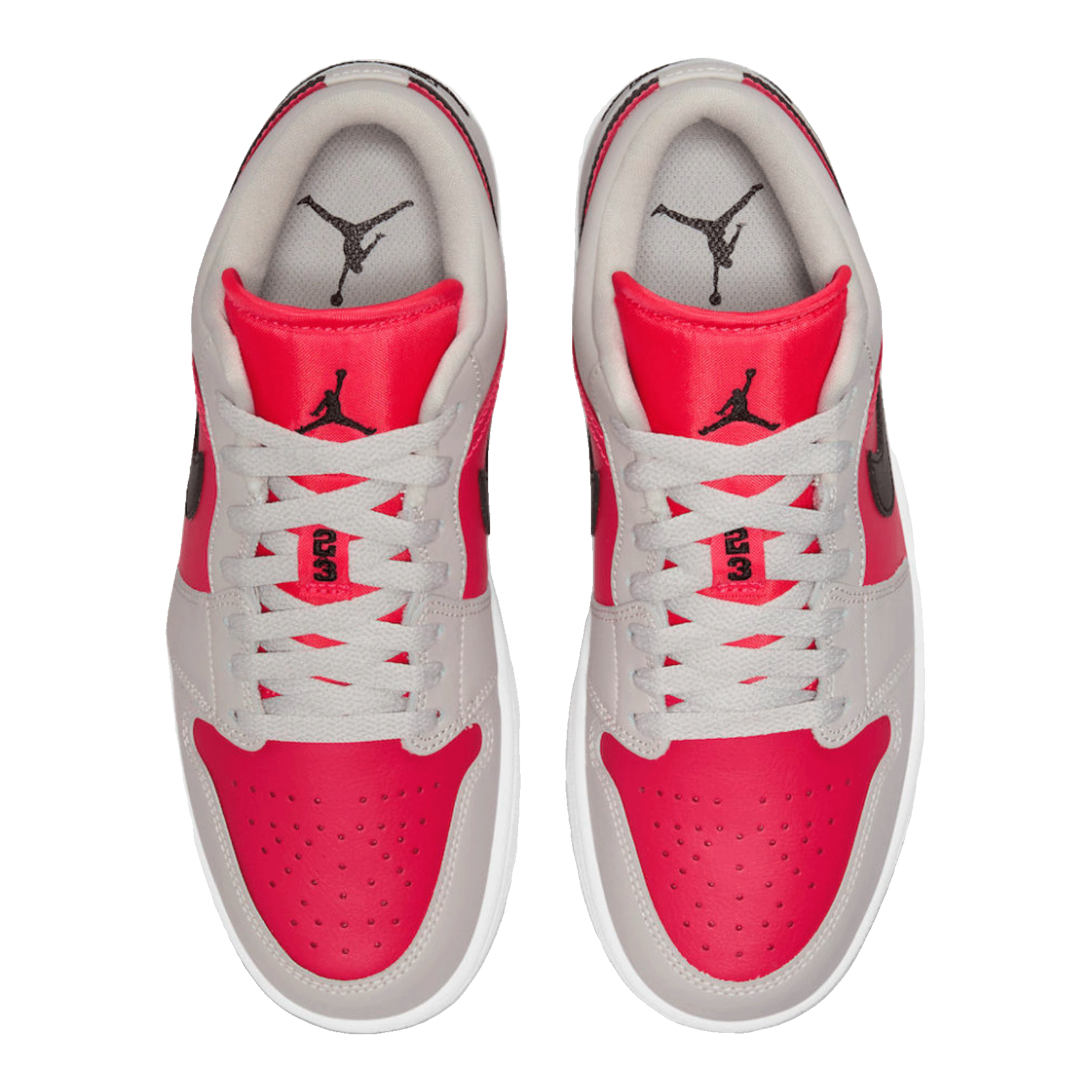 Nike Air Jordan 1 Retro Low Light Iron Ore Siren Red (W) Oben