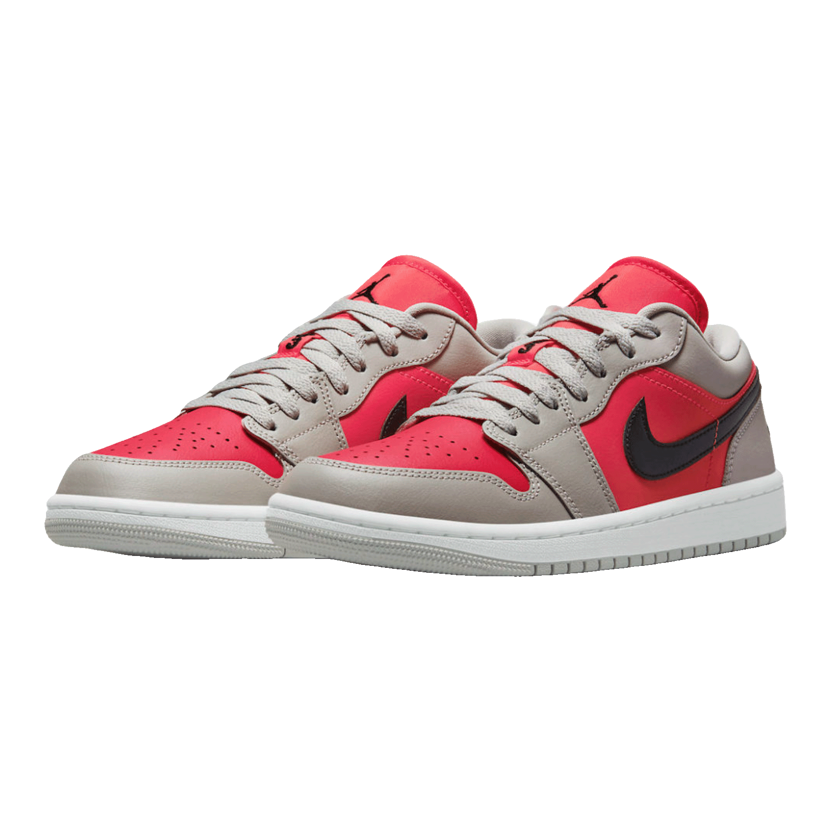 Nike Air Jordan 1 Retro Low Light Iron Ore Siren Red (W) Side