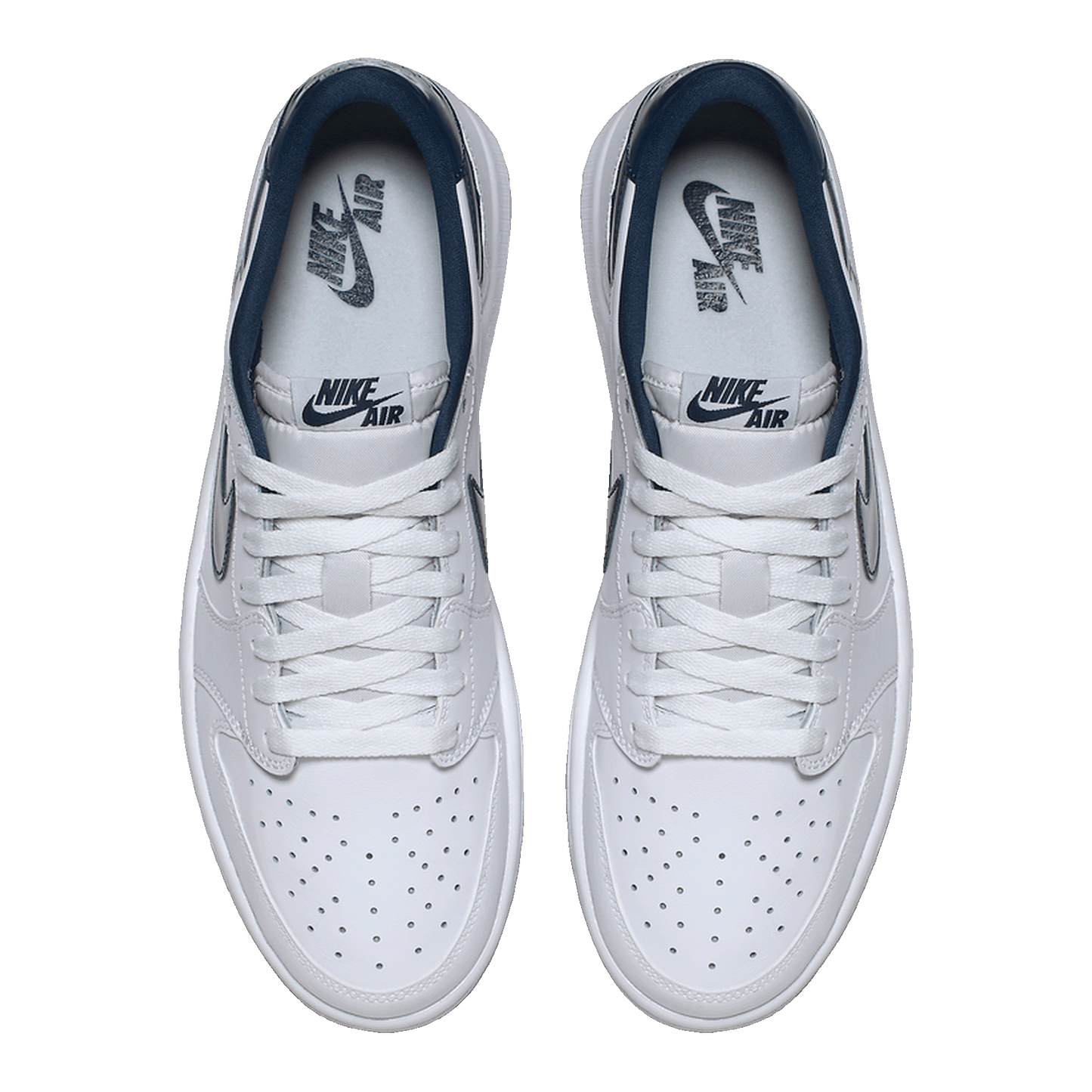 Nike Air Jordan 1 Retro Low Metallic Blue Oben 705329-106