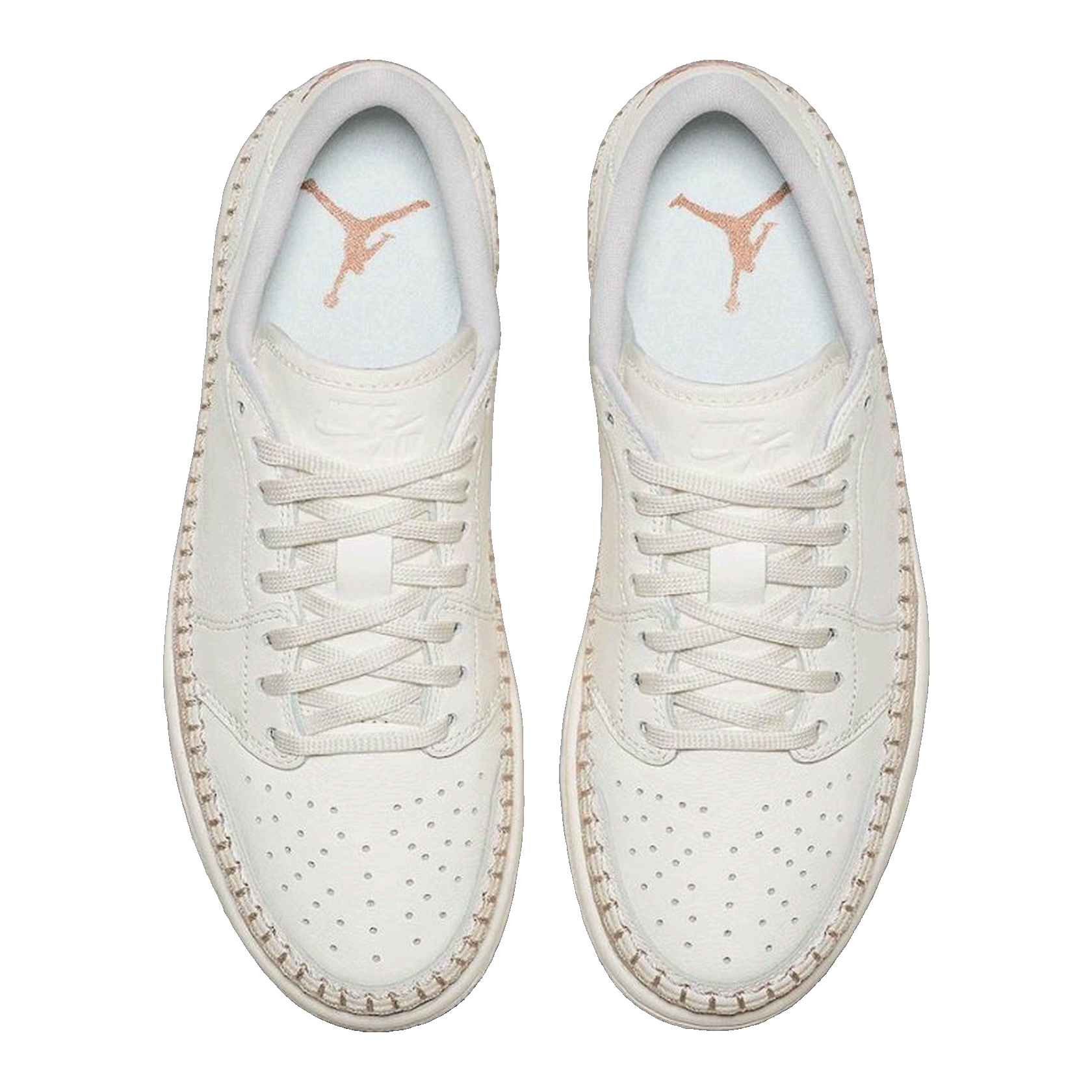 Nike Air Jordan 1 Retro Low NS Sail Metallic Red Bronze (W) Oben AO1935-109