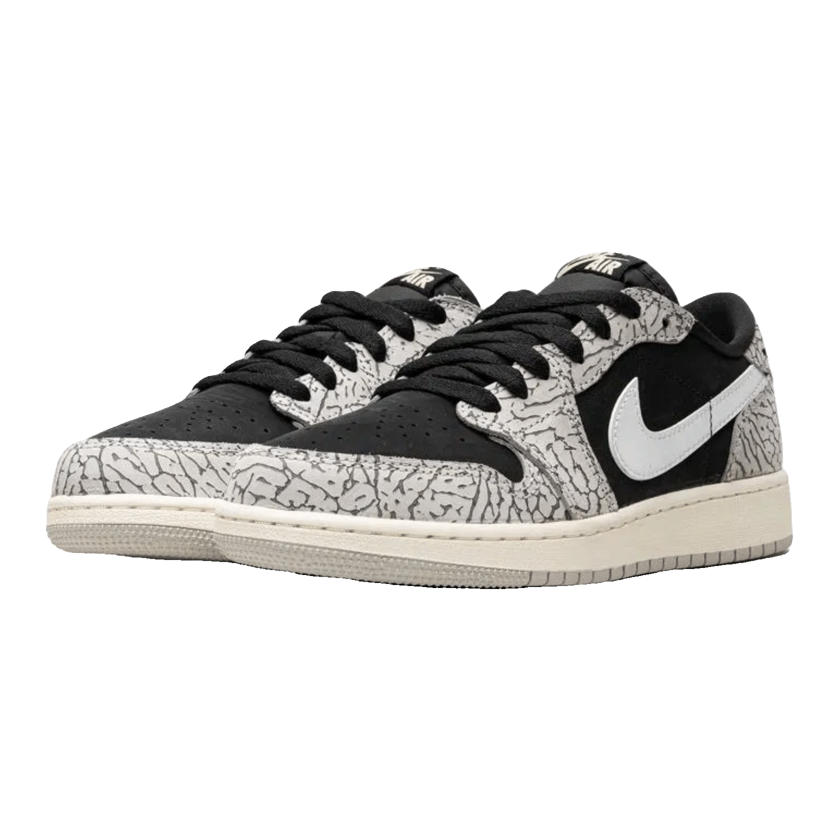 Nike Air Jordan 1 Retro Low OG Black Cement (GS) Side