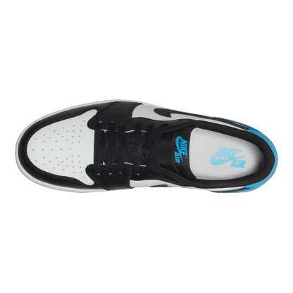 Nike Air Jordan 1 Retro Low OG Black Dark Powder Blue (GS) Oben