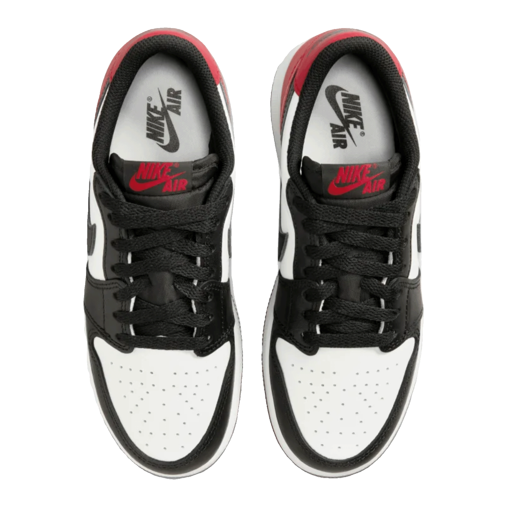 Nike Air Jordan 1 Retro Low OG Black Toe (2023) (GS) Oben