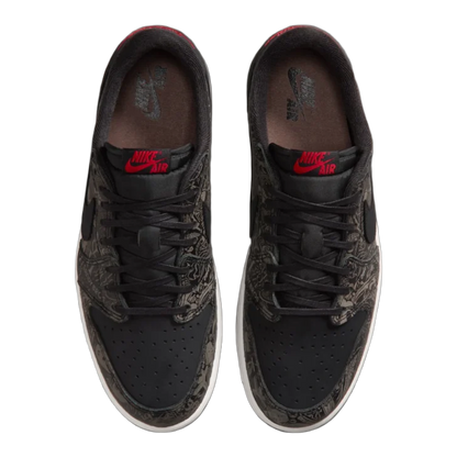 Nike Air Jordan 1 Retro Low OG Laser Black University Red Oben IV6750-001