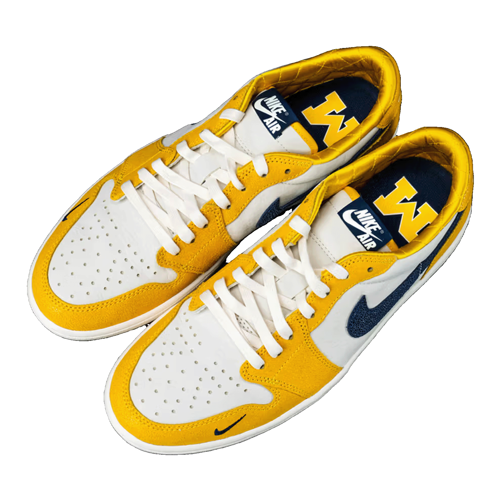 Nike Air Jordan 1 Retro Low OG Michigan PE (2023) Oben