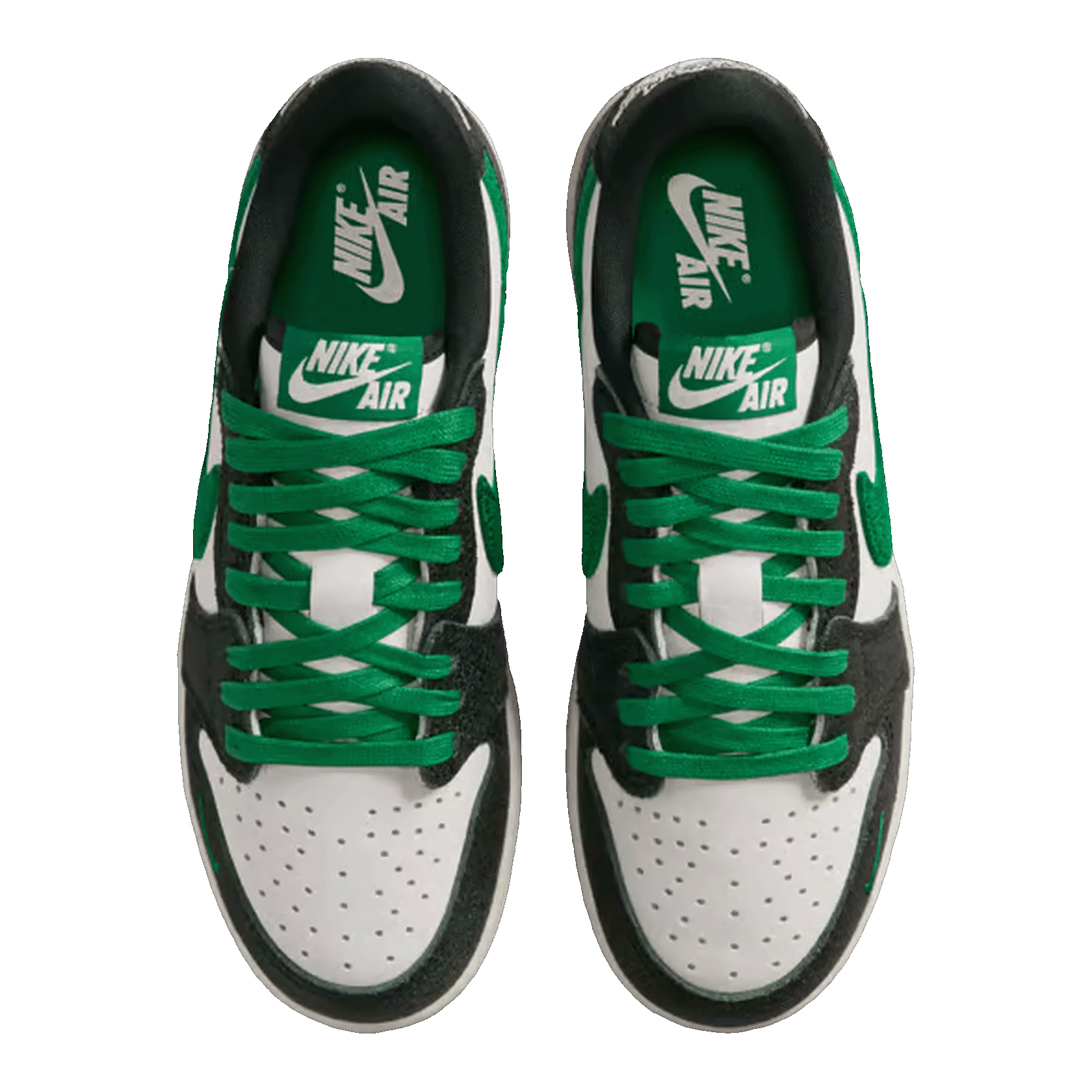 Nike Air Jordan 1 Retro Low OG Phantom Pine Green (GS) Oben IR2300-030