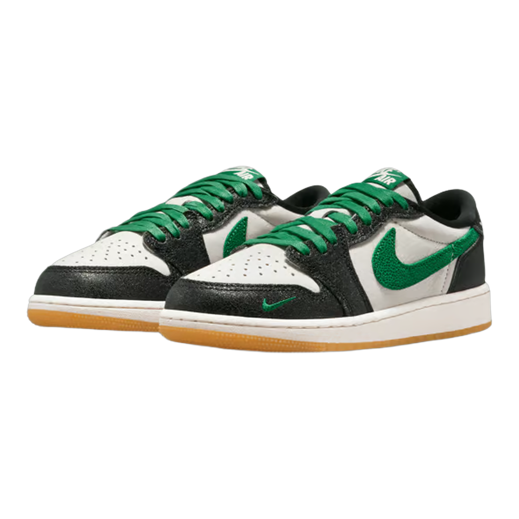 Nike Air Jordan 1 Retro Low OG Phantom Pine Green (GS) Side IR2300-030