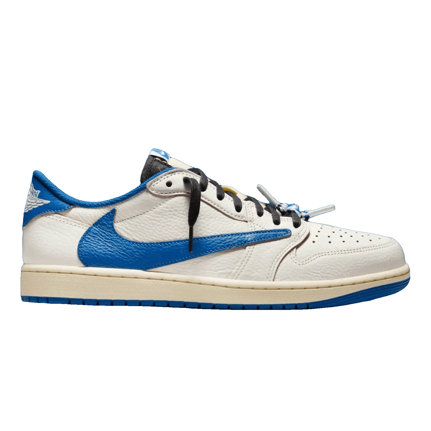 Nike Air Jordan 1 Retro Low OG SP Fragment x Travis Scott Sail Military Blue