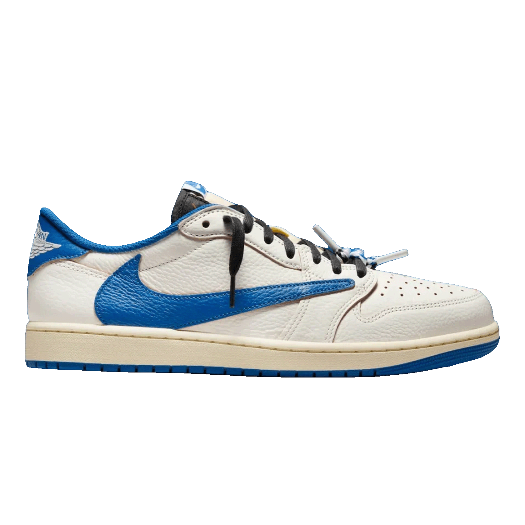 Nike Air Jordan 1 Retro Low OG SP Fragment x Travis Scott Sail Military Blue