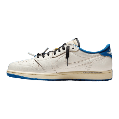 Nike Air Jordan 1 Retro Low OG SP Fragment x Travis Scott Sail Military Blue innen