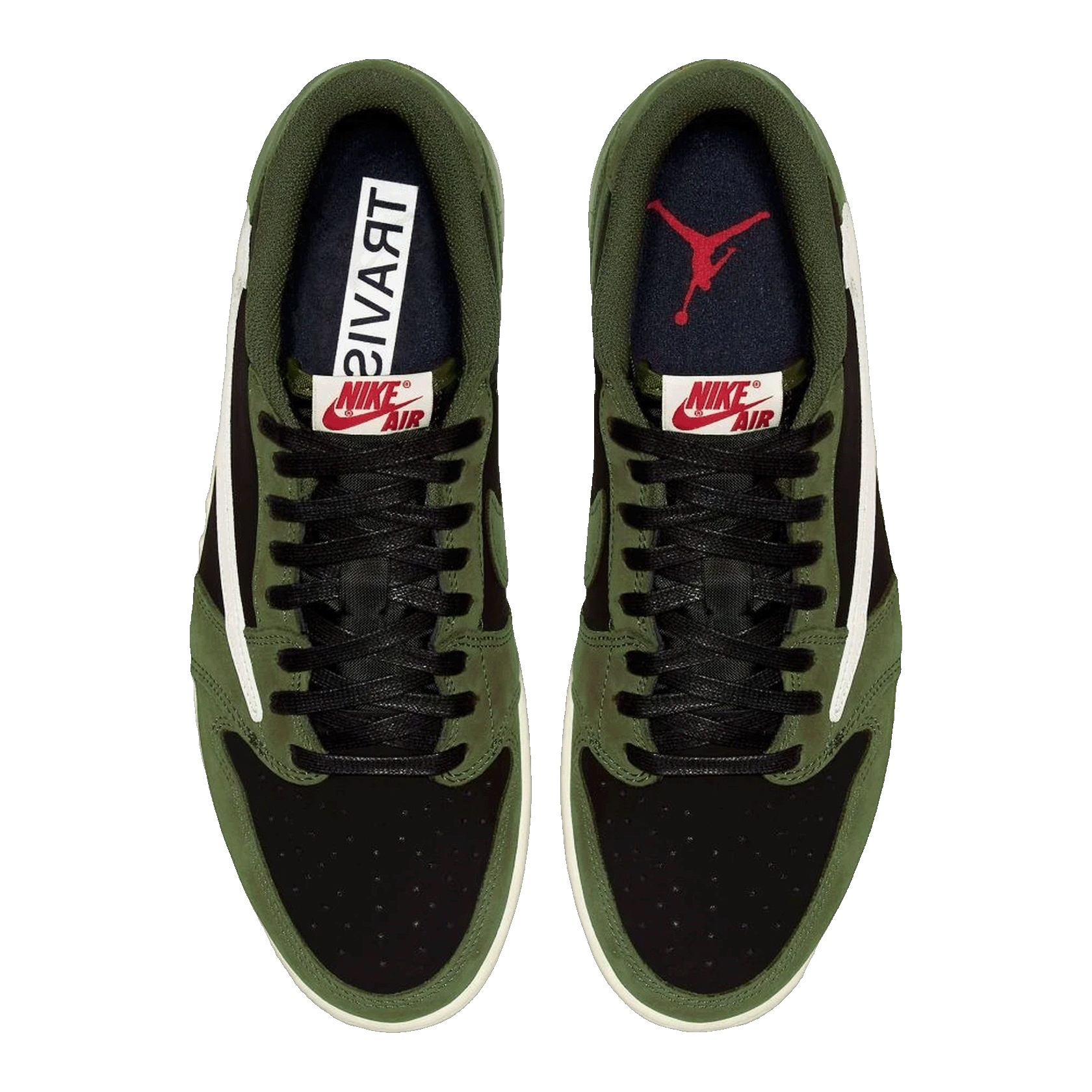 Nike Air Jordan 1 Retro Low OG SP Travis Scott Black Olive Oben