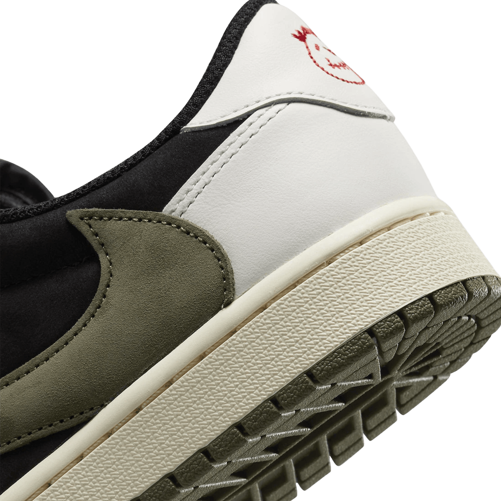 Nike Air Jordan 1 Retro Low OG SP Travis Scott Olive (W) Back