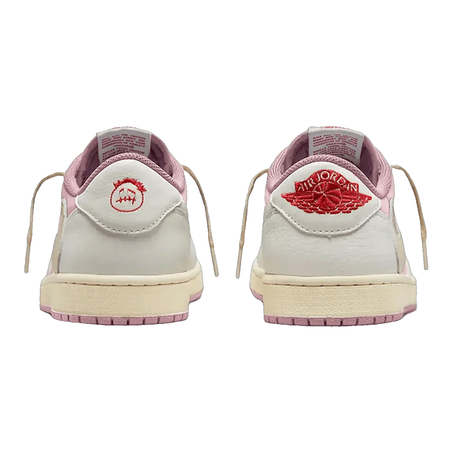 Nike Air Jordan 1 Retro Low OG SP Travis Scott Sail Shy Pink Back