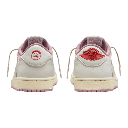 Nike Air Jordan 1 Retro Low OG SP Travis Scott Sail Shy Pink Back