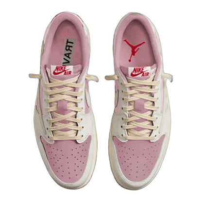 Nike Air Jordan 1 Retro Low OG SP Travis Scott Sail Shy Pink Oben