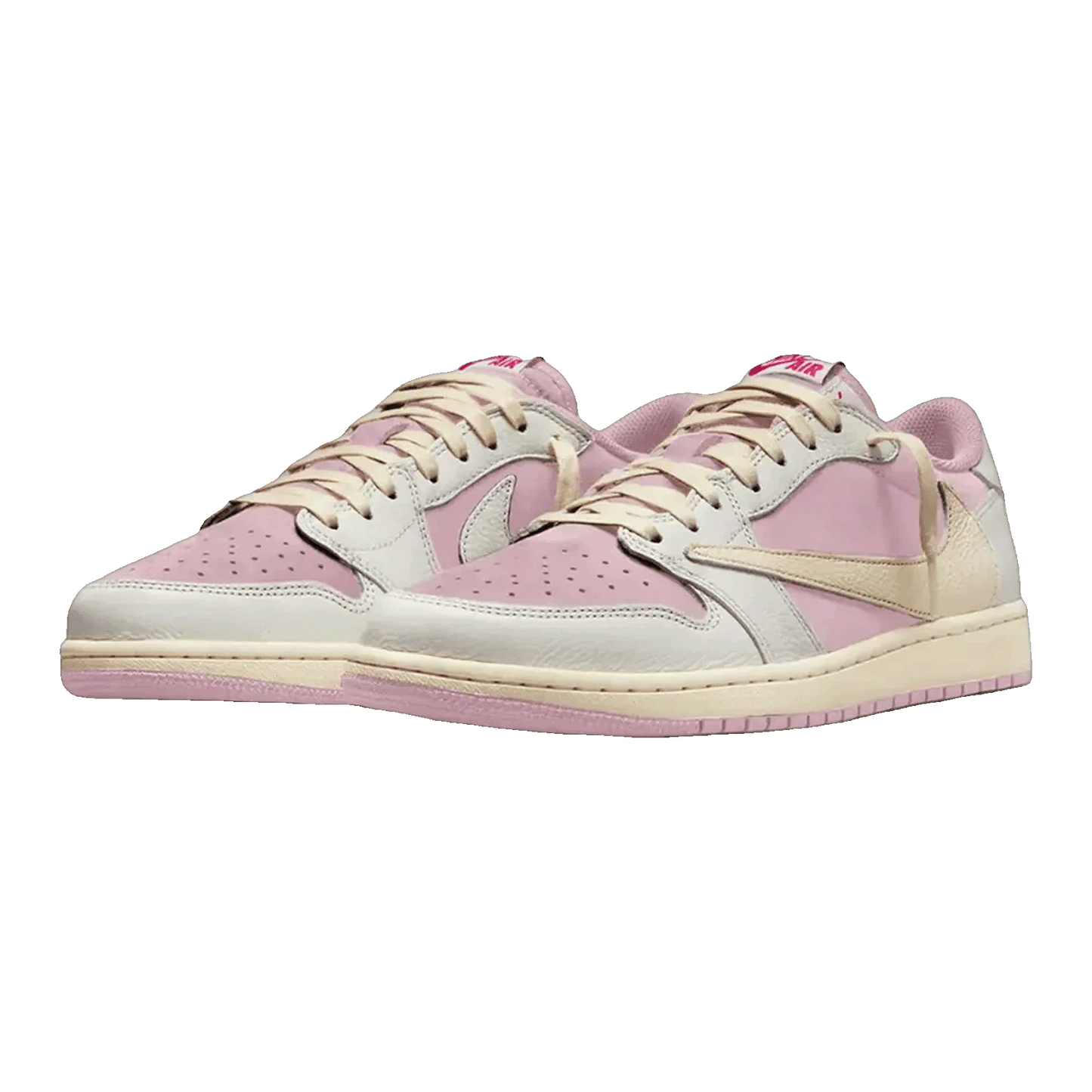 Nike Air Jordan 1 Retro Low OG SP Travis Scott Sail Shy Pink Side DM7866-106