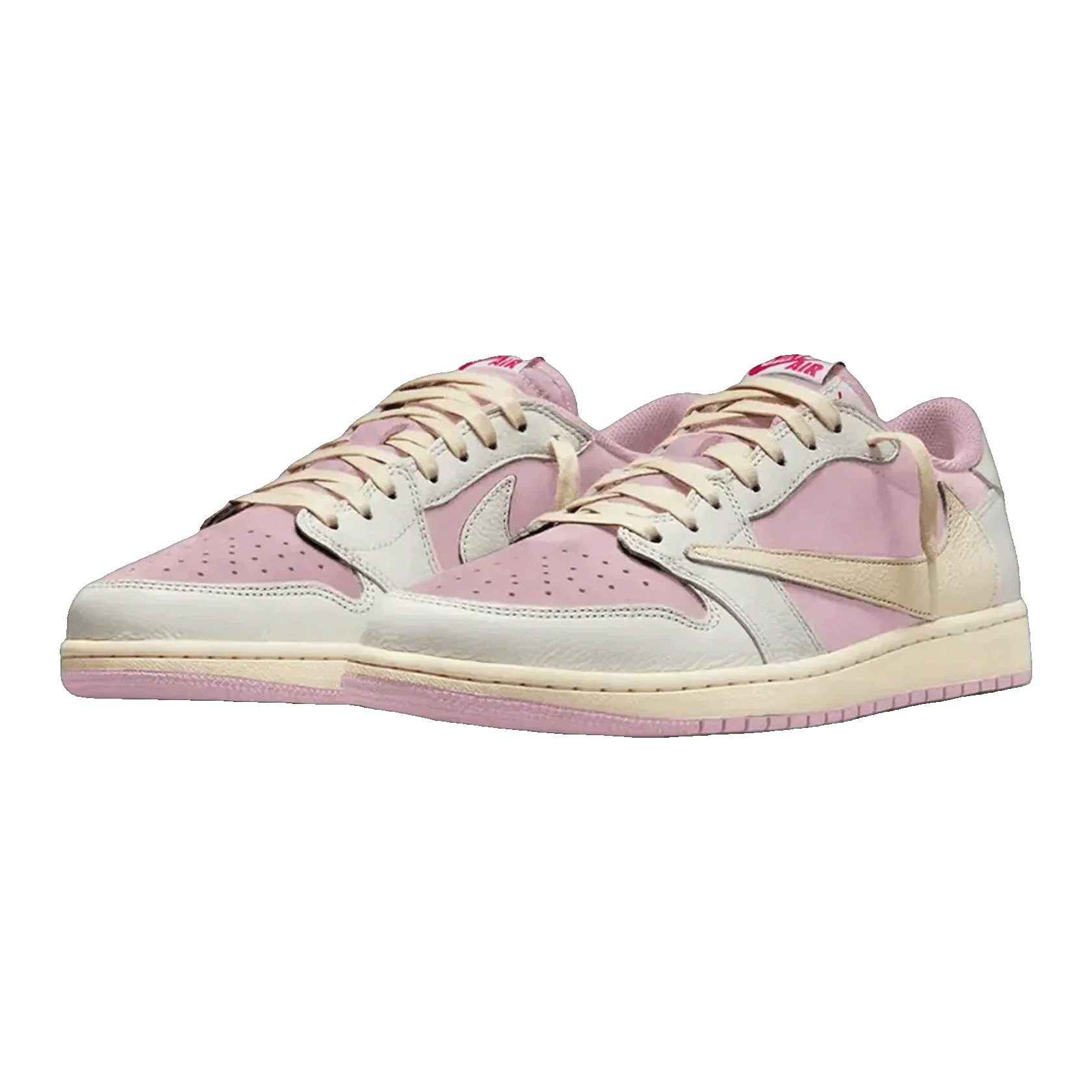 Nike Air Jordan 1 Retro Low OG SP Travis Scott Sail Shy Pink Side DM7866-106