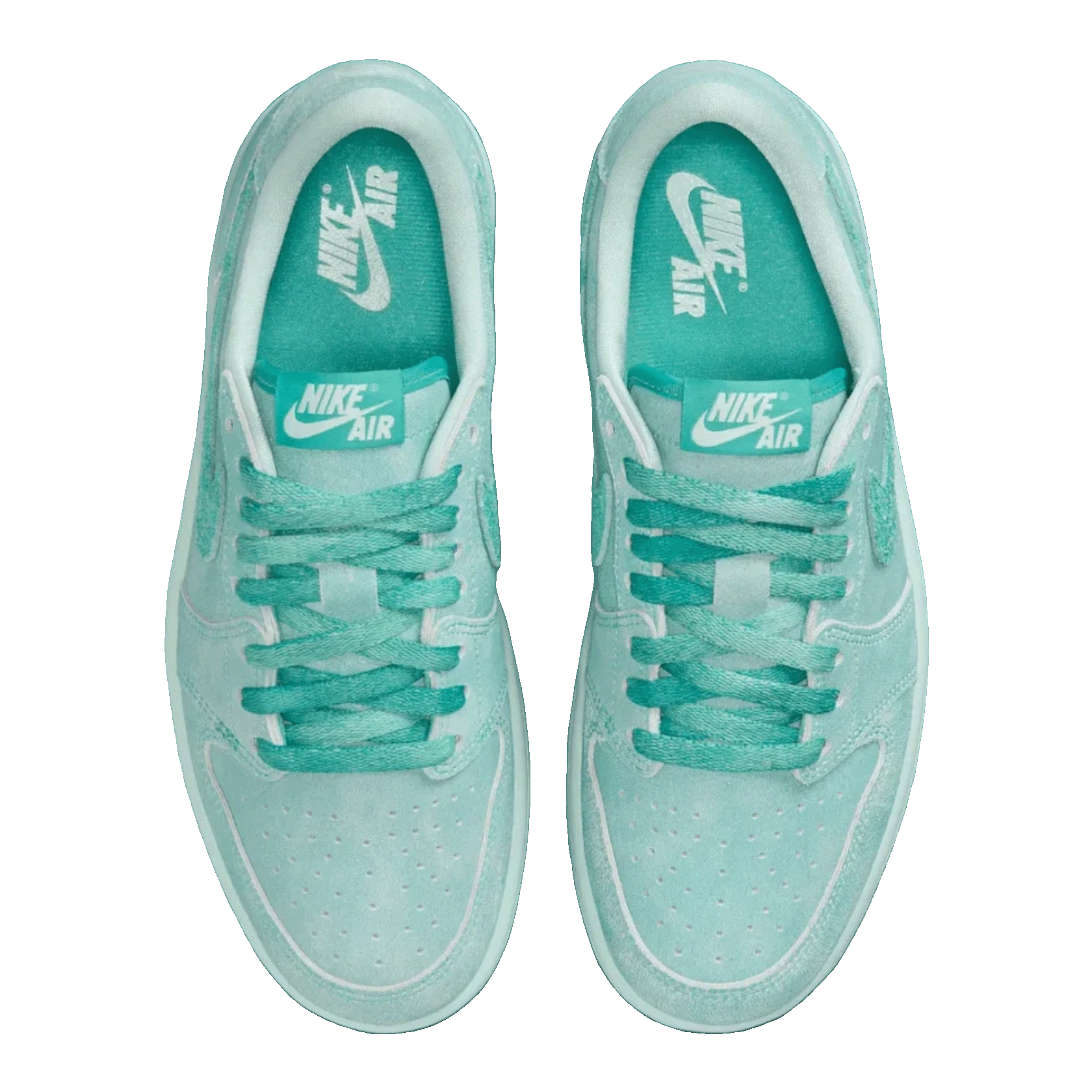 Nike Air Jordan 1 Retro Low OG Washed Teal (W) Oben