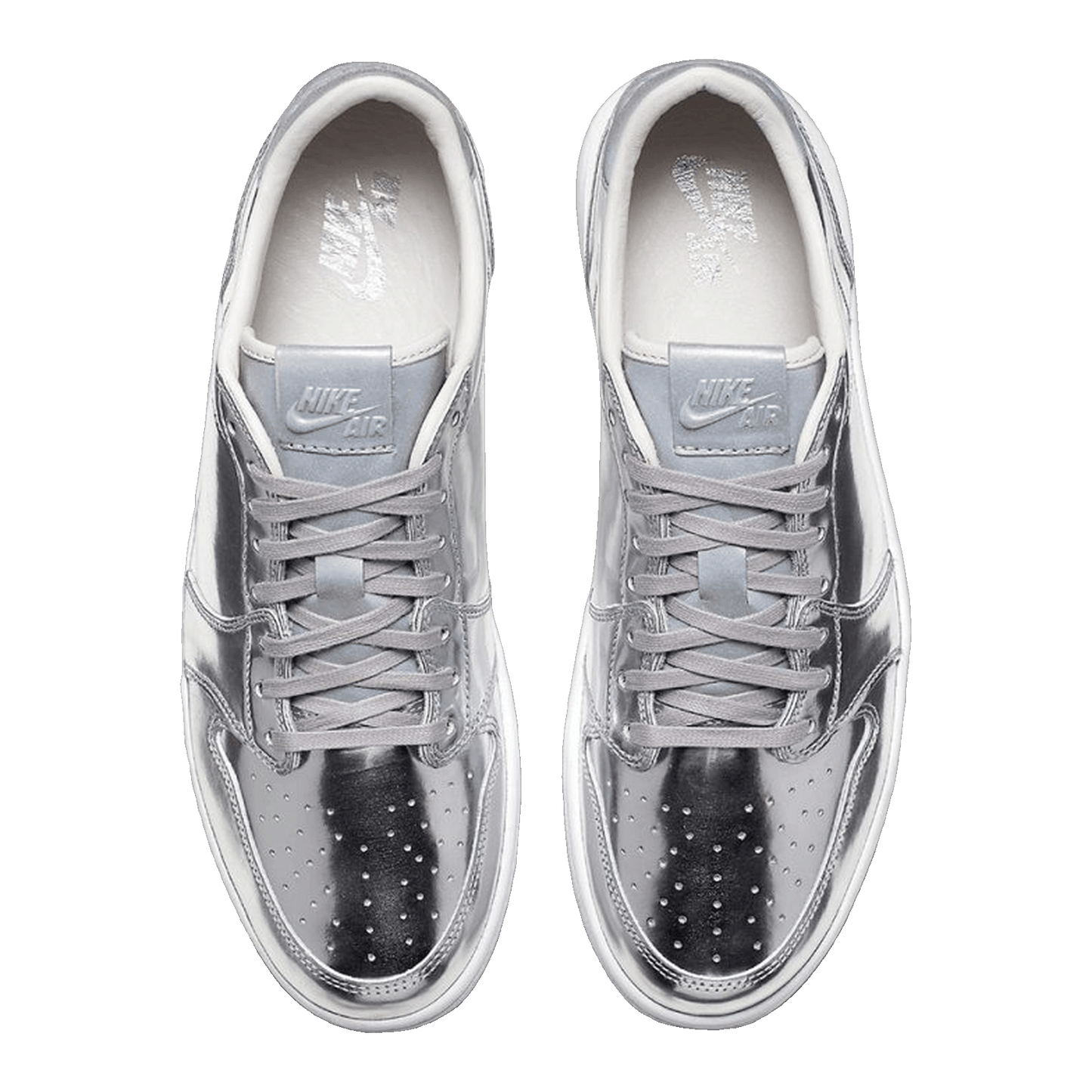 Nike Air Jordan 1 Retro Low Pinnacle Metallic Silver Oben 852549-003
