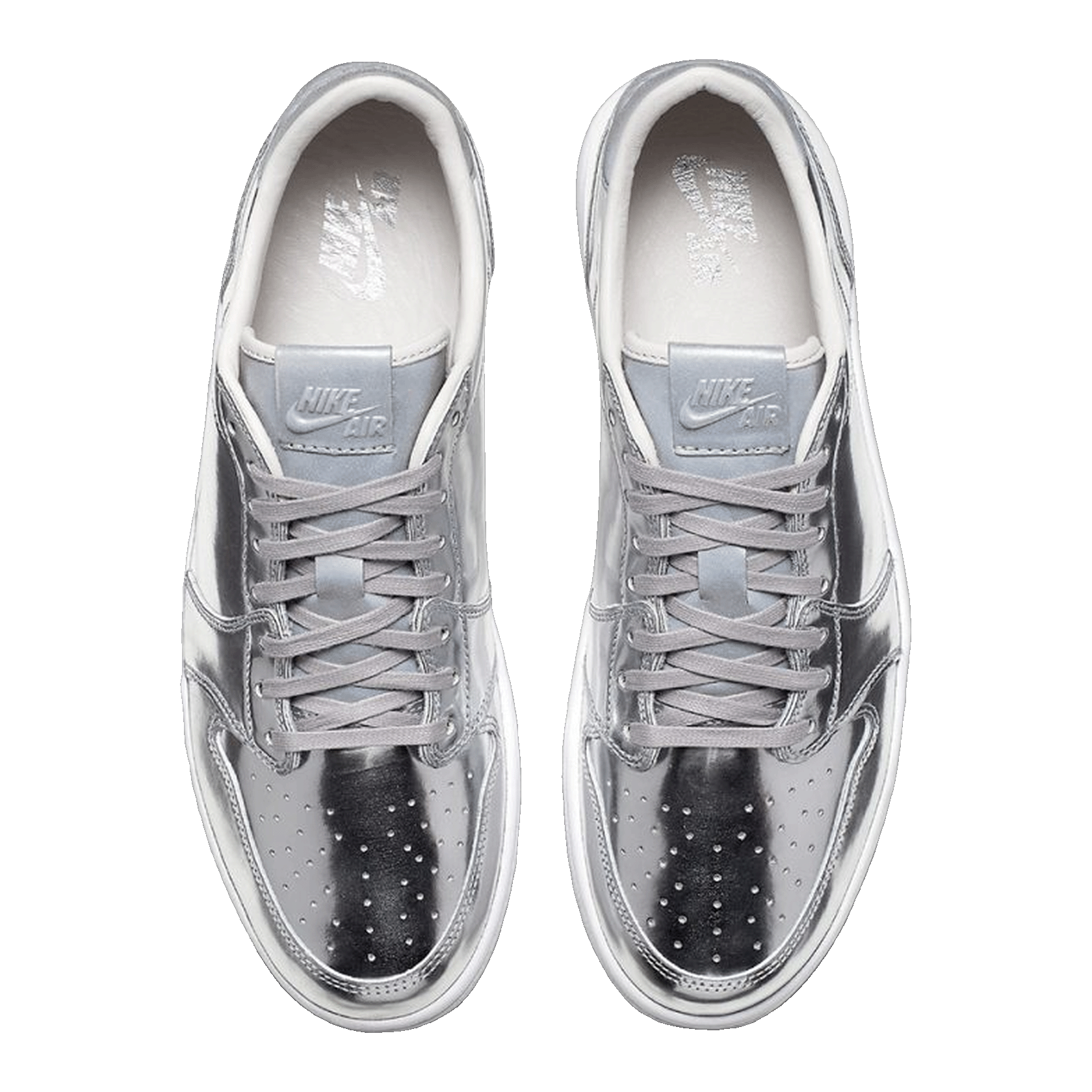Nike Air Jordan 1 Retro Low Pinnacle Metallic Silver Oben 852549-003