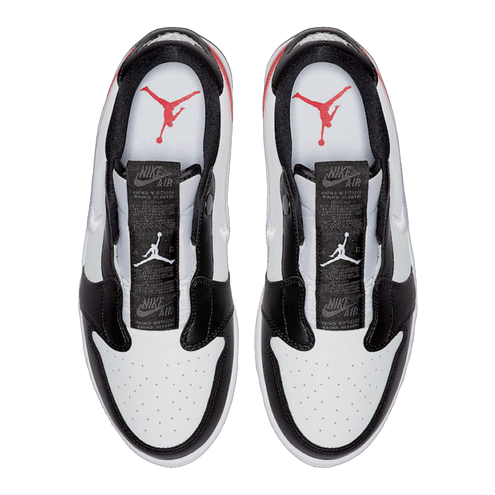 Nike Air Jordan 1 Retro Low Slip Black Toe (W) Oben AV3918-102