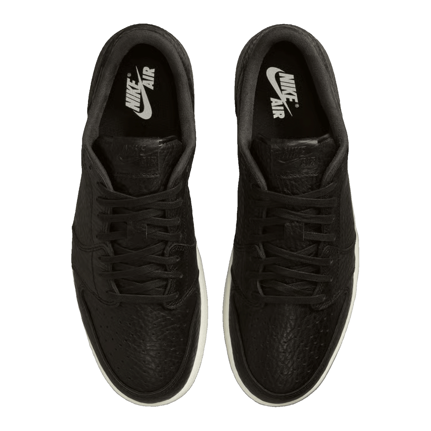 Nike Air Jordan 1 Retro Low Swooshless Black (2016) Oben (2016) 848775-005