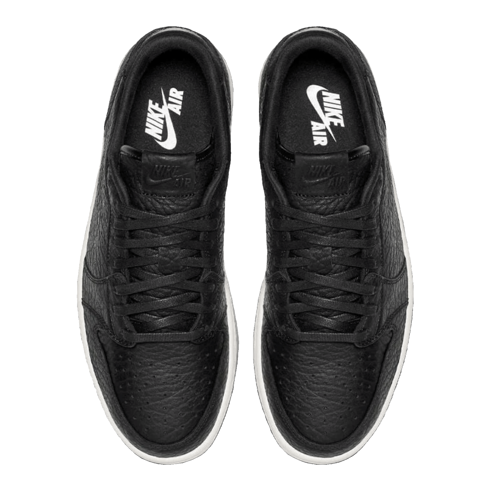 Nike Air Jordan 1 Retro Low Swooshless Black Oben