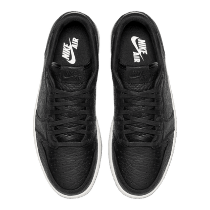 Nike Air Jordan 1 Retro Low Swooshless Black Oben