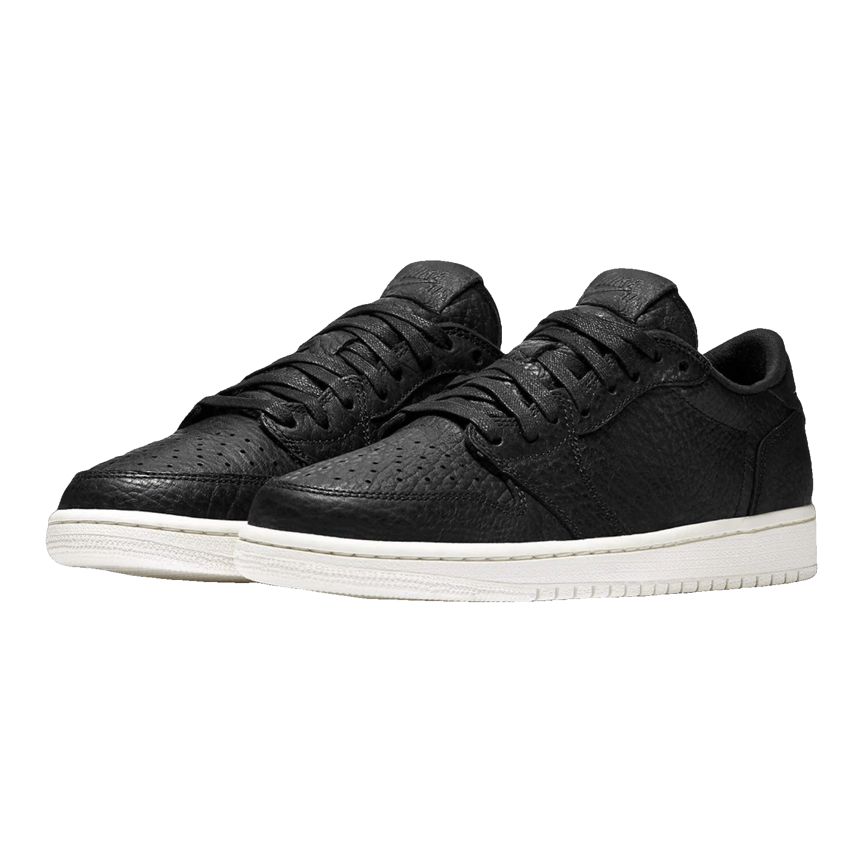 Nike Air Jordan 1 Retro Low Swooshless Black Side