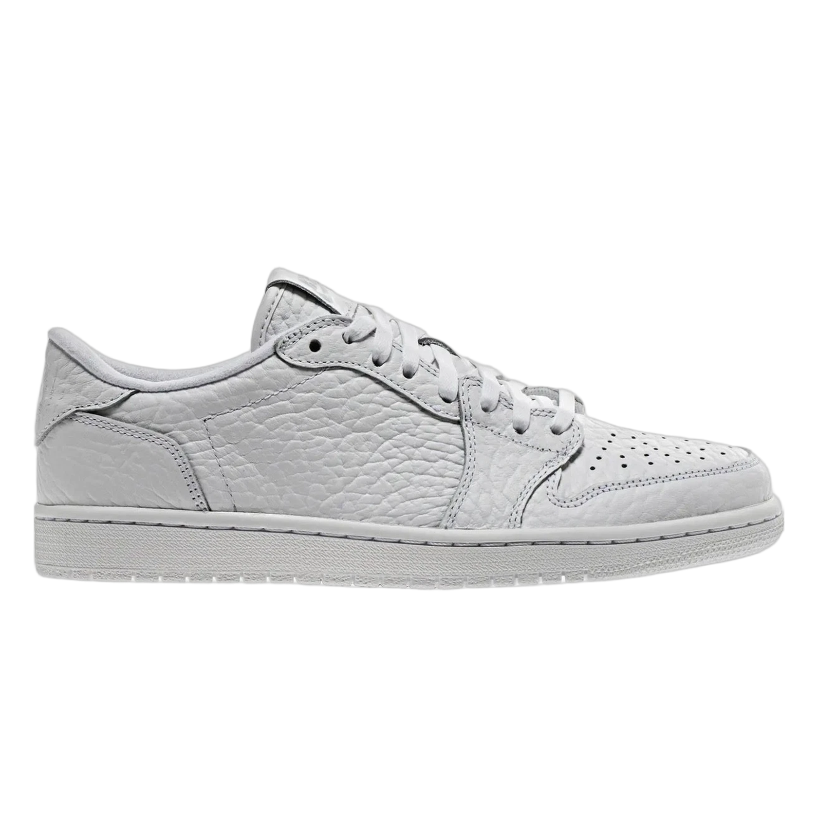 Nike Air Jordan 1 Retro Low Swooshless Triple White (2025) (2025) 872782-100