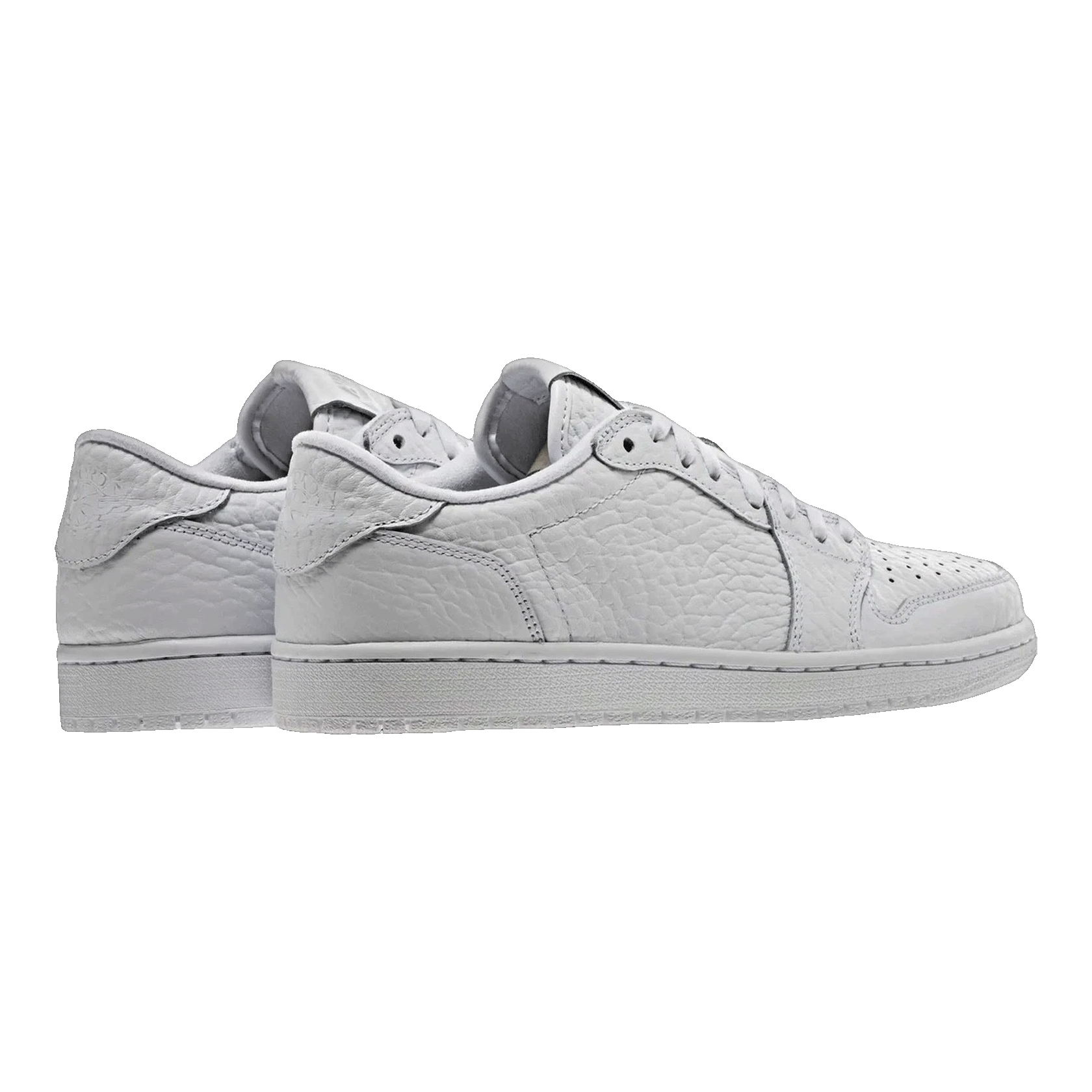 Nike Air Jordan 1 Retro Low Swooshless Triple White (2025) Back (2025) 872782-100