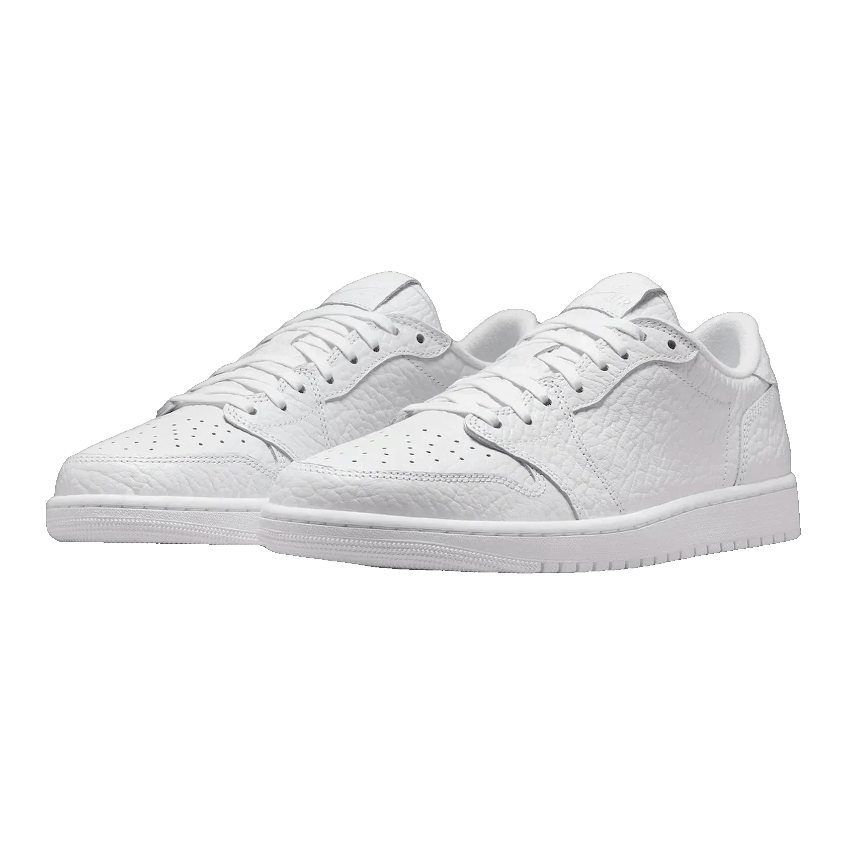 Nike Air Jordan 1 Retro Low Swooshless Triple White (2025) Side (2025) 872782-100